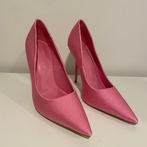 Good American Shoes - Good American Classic Heel - Pink - size 8.5